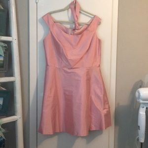 Blush Pink Alfred Sung Bridesmaid Dress